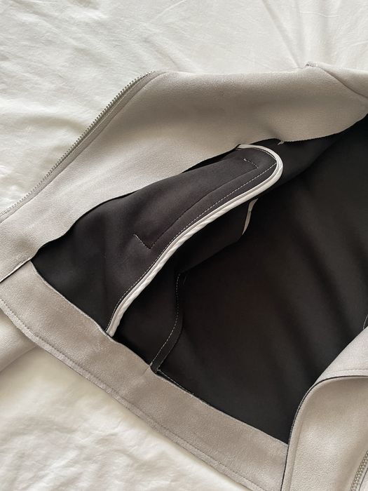 Замшевая косуха zara