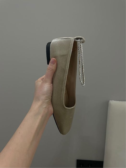 Балетки женские с ремешком