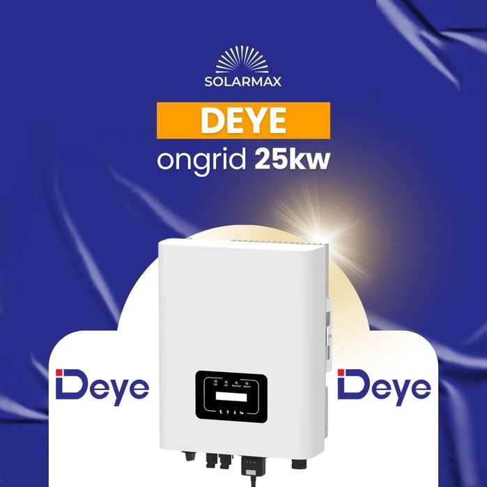DEYE Ongrid Inverter – 25kW/ DEYE Ongrid Инвертор – 25 кВт/Qyosh panel
