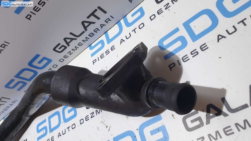 Teava Conducta Flansa Tub Tubulatura Apa Vas Expansiune Termostat Volvo V50 2.0 D 2003 - 2010 Cod 9646559580 [AV1854]