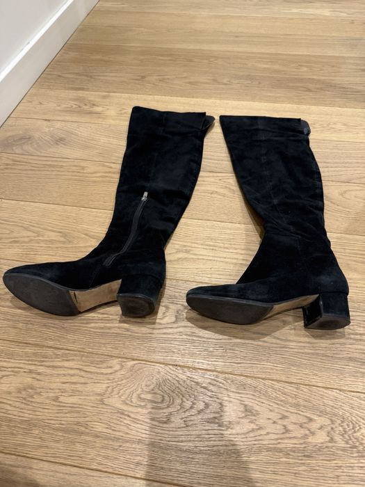 Cizme lungi din piele intoarsa Marc Lewis