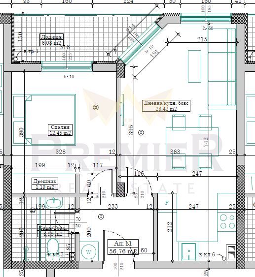 Продава се Двустаен апартамент в Варна, Владислав Варненчик - 65 кв.м за 1139 €/кв.м - Снимка #8