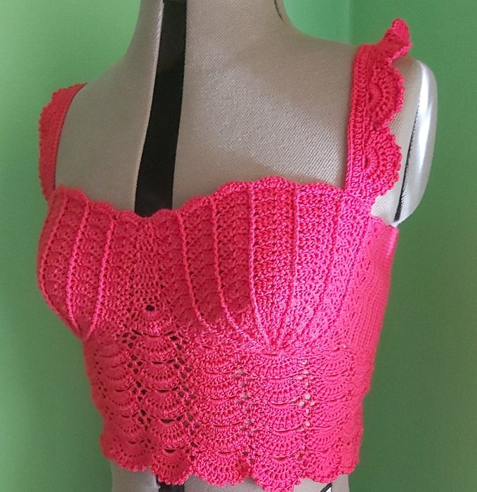 Bustiera crosetata manual