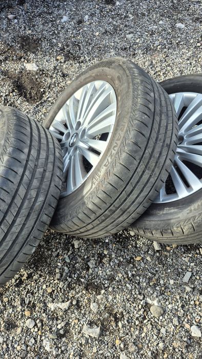 4бр Оригинални GM Опел джанти 17 с TPMS датчици и летни гуми 225 55 17