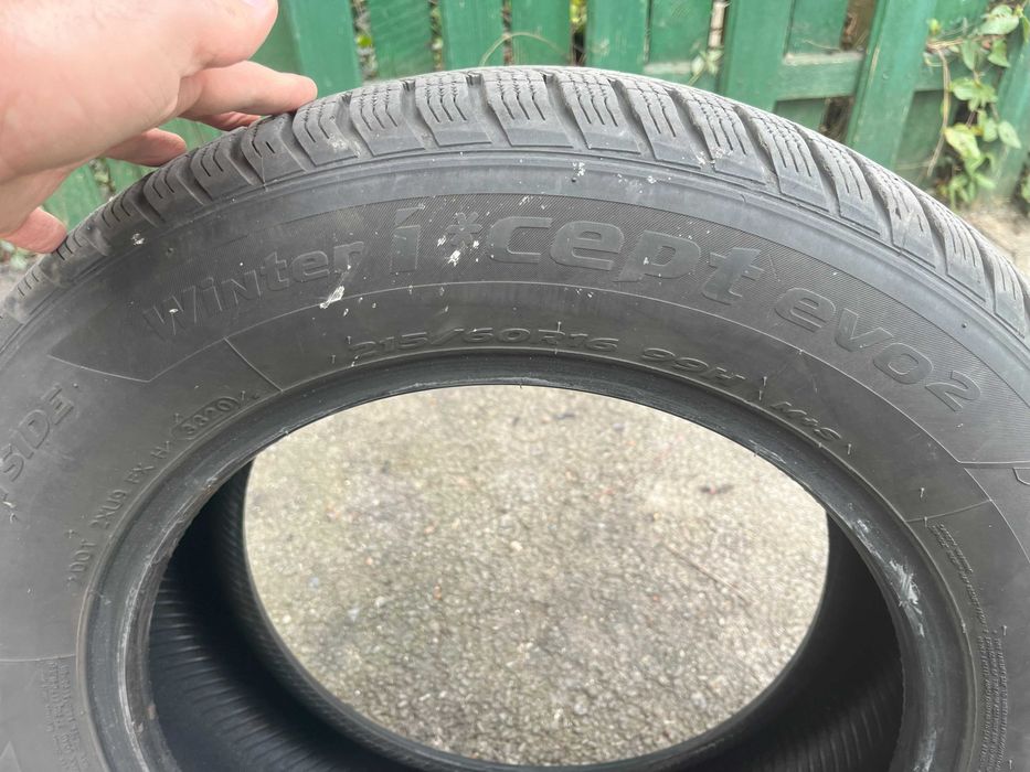 Set anvelope iarnă premium Hankook in stare bună VW Audi Opel Ford