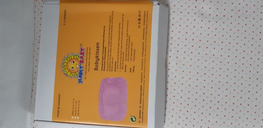 Perna speciala bebelusi 0-4 luni Sunny baby