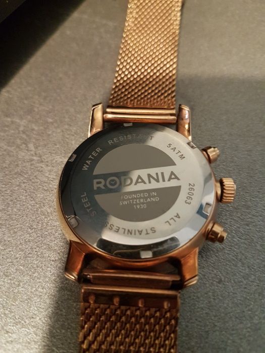 Ceas barbatesc Rodania 26063 placat cu aur