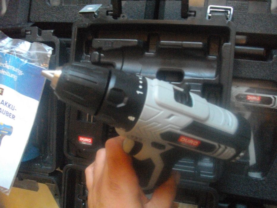 Нов 12V Li-ion Workzone DuroPro Боди Винтоверт+Зарядно+Куфар Немски12В