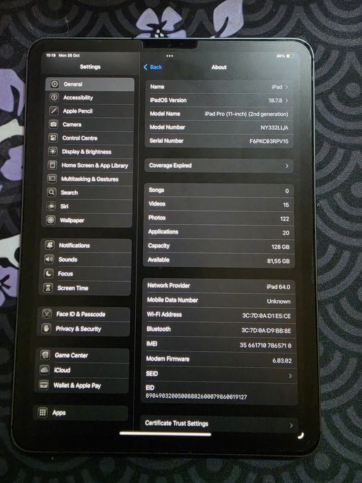 IPad Pro 11inch 2nd generation