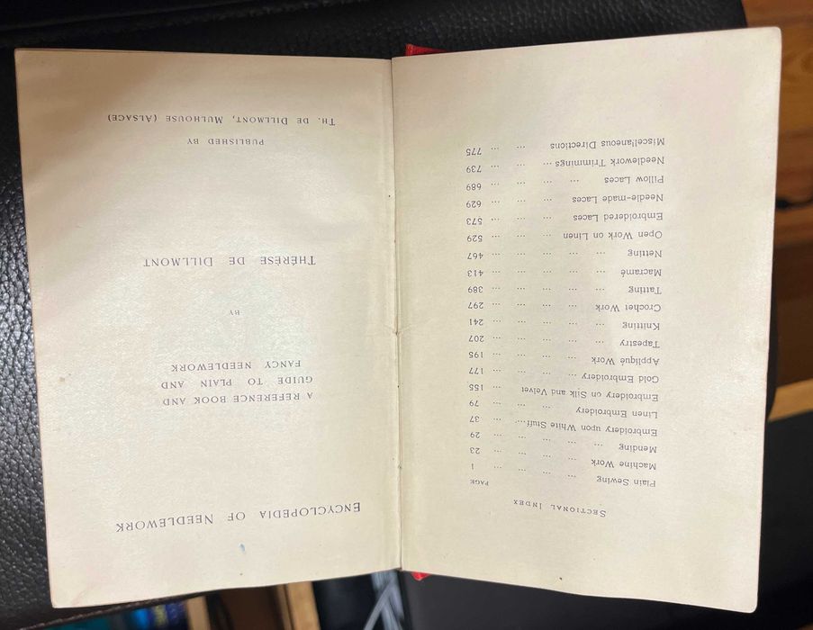 Антична колекционерска Енциклопедия за ръкоделие на английски език