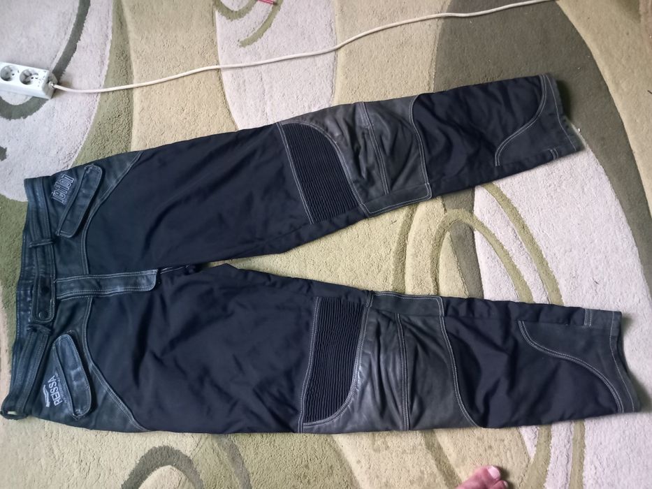 Pantaloni moto cordura cu protectie