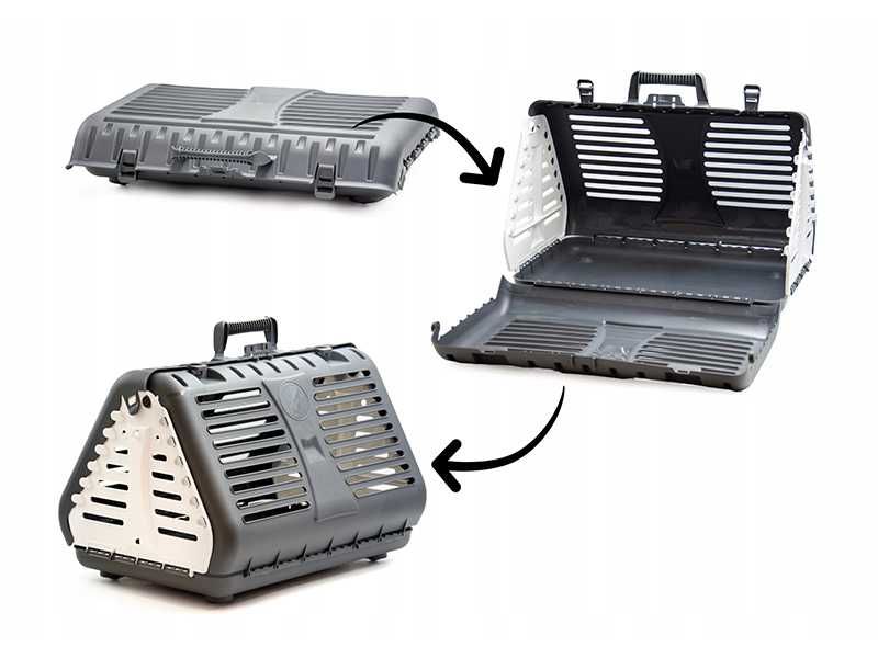 НОВИ! Транспортна клетка сгъваема за домашни любимци до 10кг