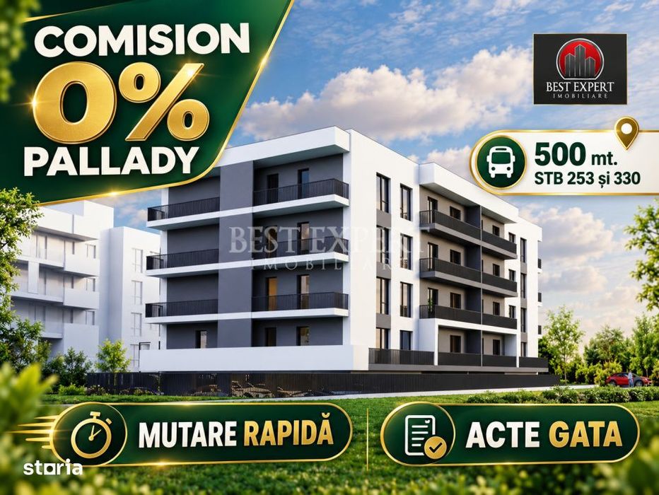 2 Camere | Mutare Rapida | Parcare inclusa | 5 Min. STB| Pallady