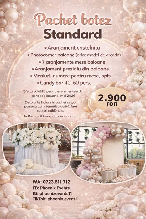Pachet botez all inclusive oferta