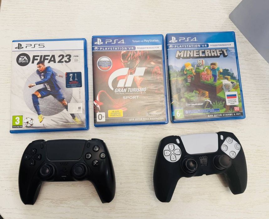 Продам playstation 5 1tb диски в подарок