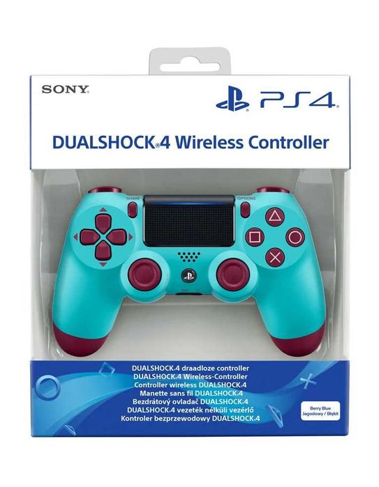 Sony DualShock 4 Berry Blue v2, Оригинален , Лимитиран , 2 г гаранция