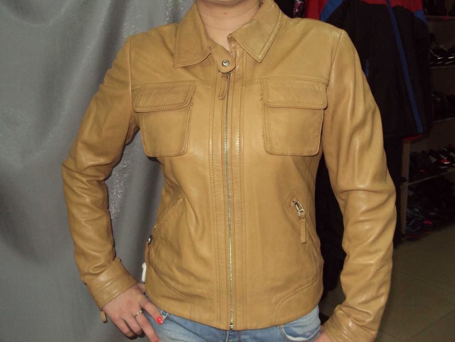 Куртка  кожанная