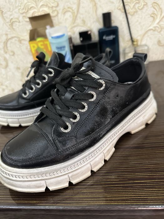 Туфли женские осень кожа