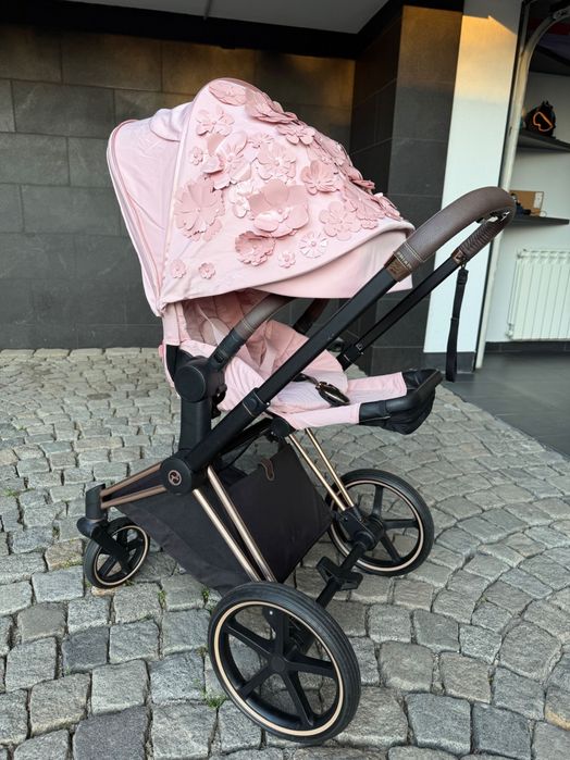 Cybex limited edition Mios розова и бебешки кош