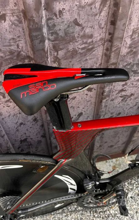 Bicicletă Cinelli -TT/contra-timp, carbon, Campagnolo, mărime M (53,5)