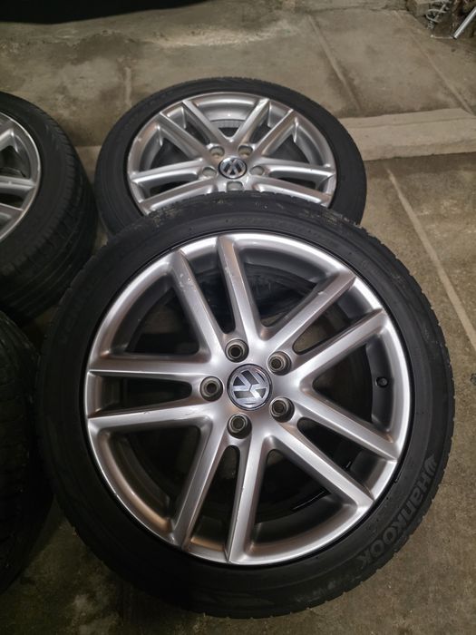 Джанти с гуми 5x112/17 цола стават за VW Golf, Passat, Sharan, Touran.