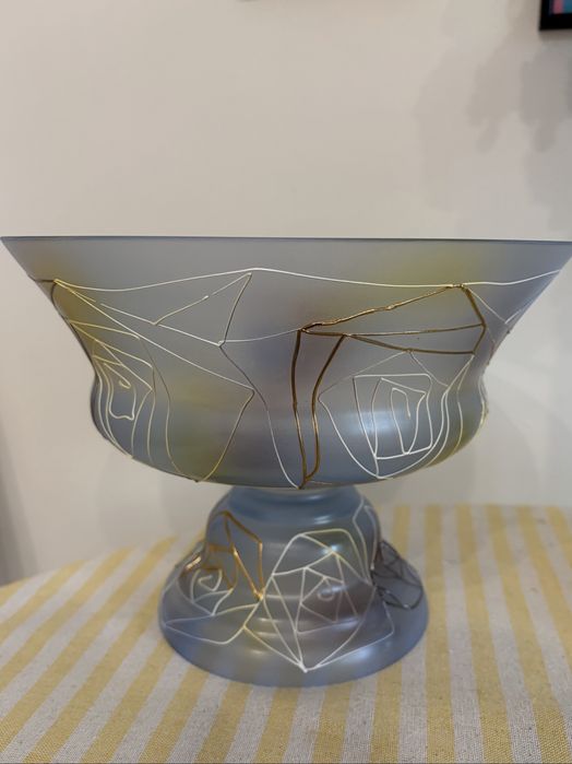 Ваза Прага хрусталь новая