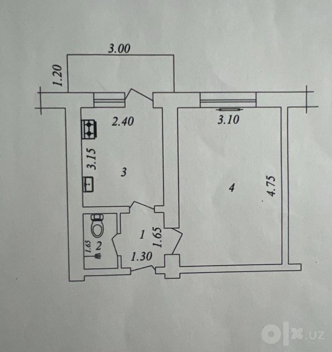 Своя 1/3/5 Сампи Корзинка, оптовка.Балкон 1,2×3 Площадь 28м²