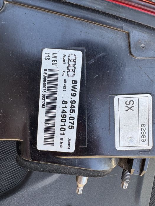 Ляв вътрешен стоп / задна светлина за ауди А4 б9 / Audi A4 B9 комби