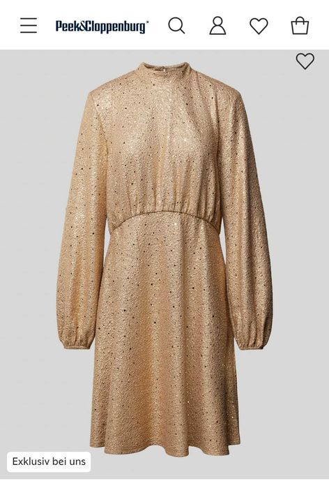 Рокля с пайети Jake's от Peek&Cloppenburg нова размер 40 М