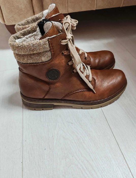 Ghete piele naturală Rieker