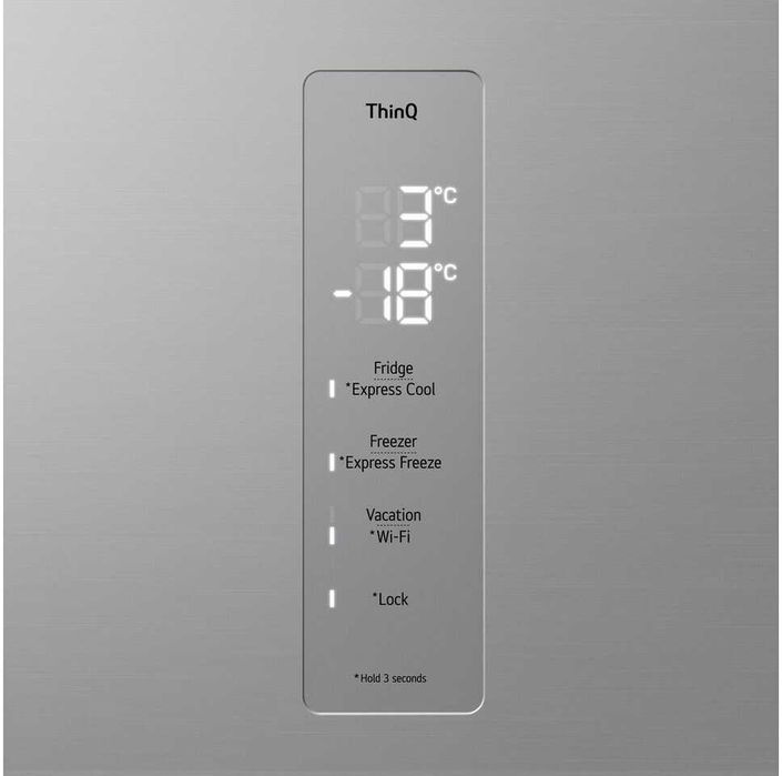 Хладилник с фризер LG GBV5250CPY 203см.