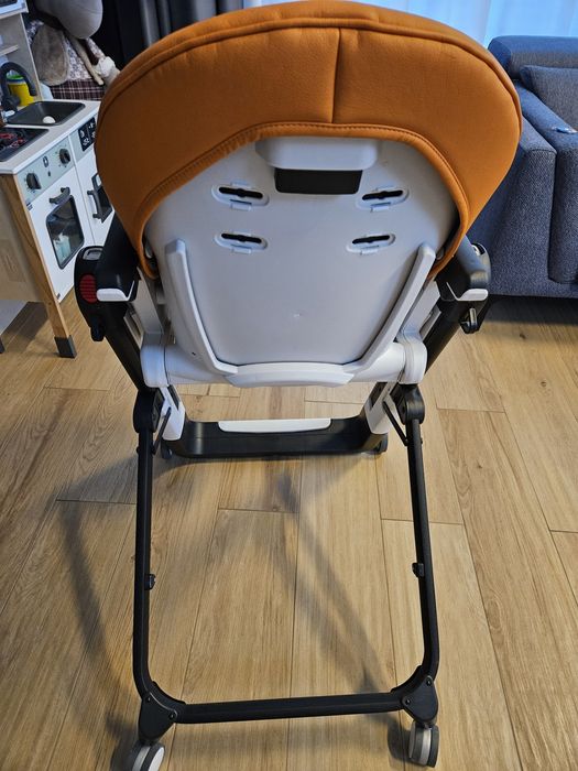 Scaun masa bebelus 2 in 1, Peg Perego Siesta follow me, Orange