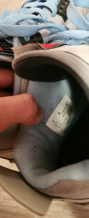 Papuci Air Jordan 4 university blue