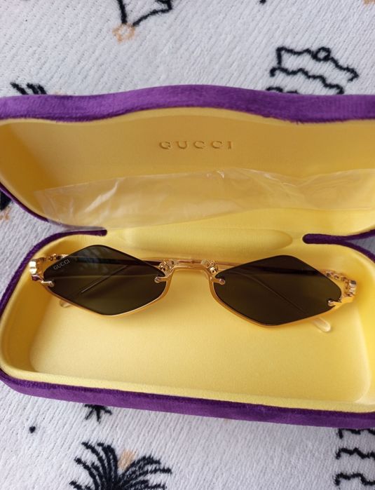 Ochelari de soare Gucci forma geometrica