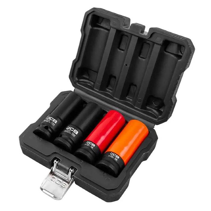 Професионален комплект ударни вложки 1/2″ 4бр JCB