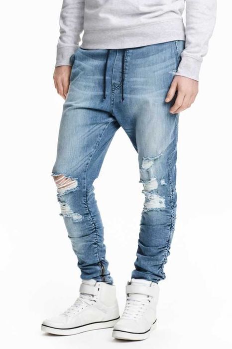 H&M HM Slim Low Jogger джогър FOG Fear of God набрани с цип на крачола