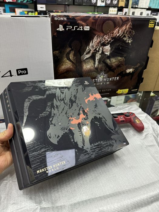 Ps 4 Pro 1TB. Limited Edition  Monster Hunter Oyin bilan tayor