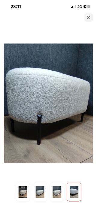 банкетка Bukle 92*42*47см