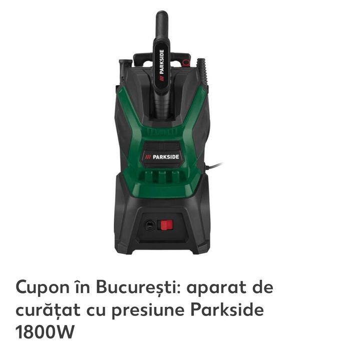 Aparat de curățat cu presiune parkside 1800w Nou sigilat 135 Bar