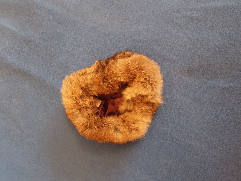 Калпак-заешка кожа+шал-яка(леопард)