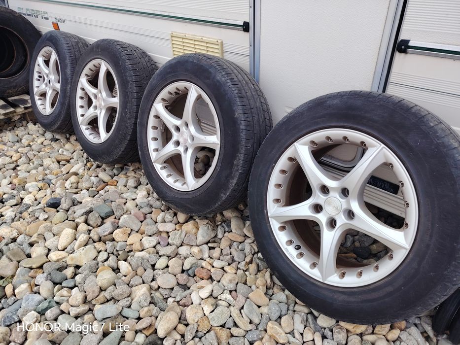 Jante aliaj 5x114,3  R17 Toyota Nissan  + anvelope  225/65R17