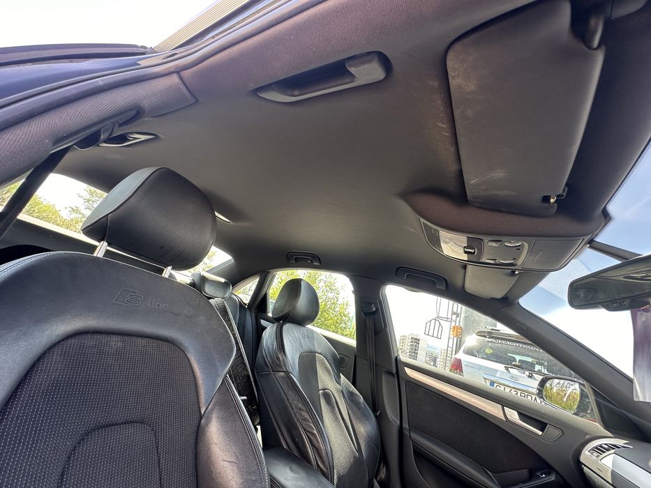 Plafon complect s line negru audi a4 b8.5 berlina facelift 2012-2015