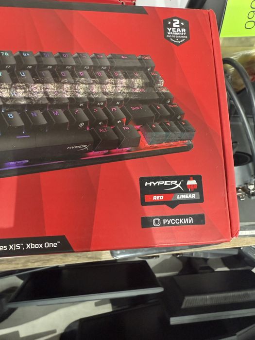 Механическая Клавиатура HyperX Alloy Origins 60, русские и англ буквы,