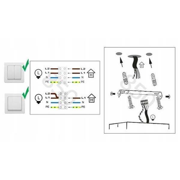 LEDO-343 лампа за таван 3xE27 алуминий с огледален ефект - 830-D3