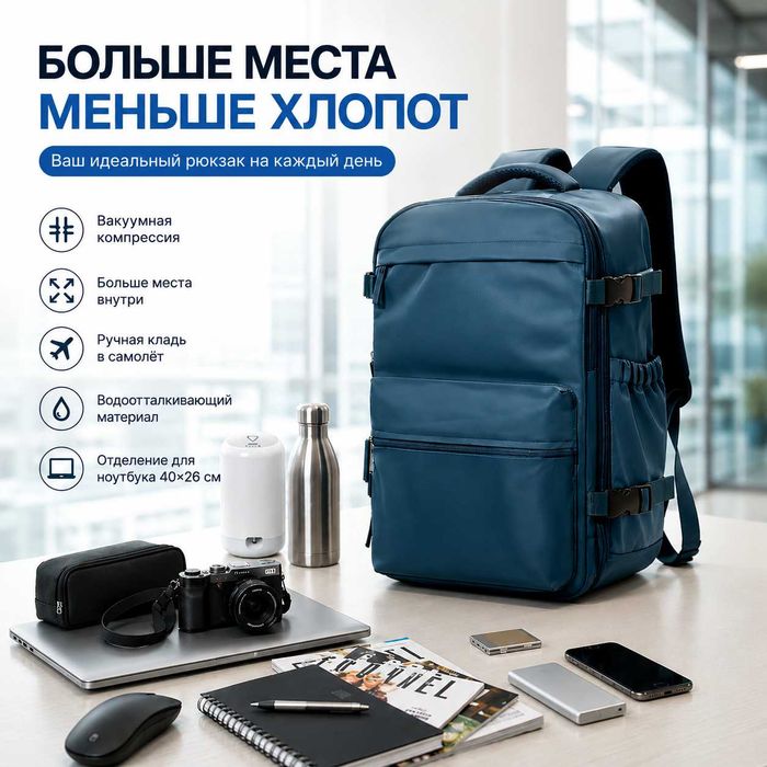 Рюкзак больше место меньше хлопот