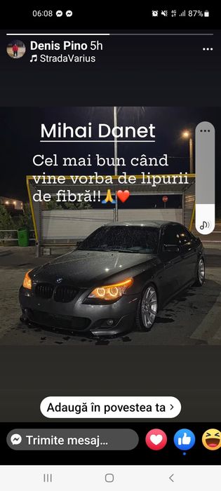 Lip prelungire bmw e60 e61 bara fata m pack  tech