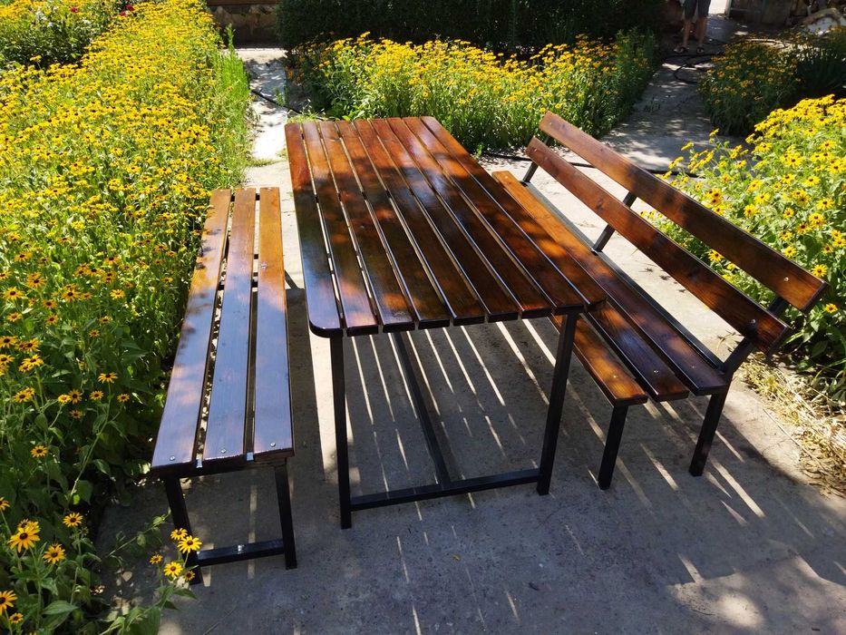 Столы и скамейки 1,5 метра