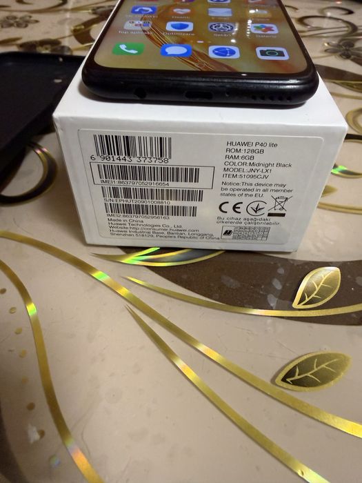 Huawei P40 Lite, Dual SIM, 128GB, 6GB RAM, 4G, Black