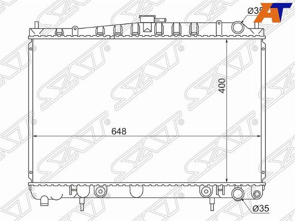 Радиатор Nissan Laurel