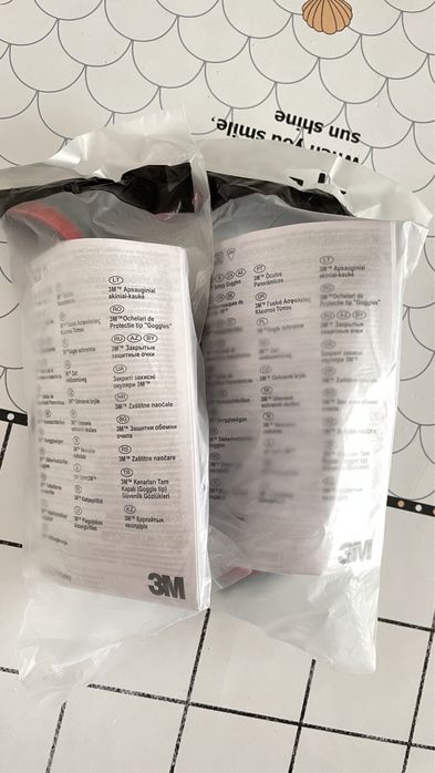 Очки прозрачные, плотноприлегающие